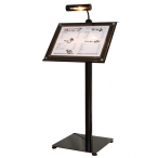 ���j���[���C�g�X�^���h MKL120 �u���b�N ���O LED���C�g�t �ʔT�C�YW530�~H400mm 
