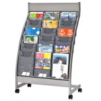 SCP�X�^���h R���[ 3��6�i �O���[ �O�փX�g�b�p�[�t�L���X�^�[ W783�~D425�~H1220mm 