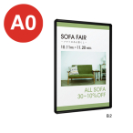 �t�����g�I�[�v���^�C�v 333-A0 �u���b�N���^�A���~�t���[�� �O�ʎl���J�� 