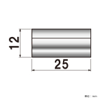 �|�s�b�N No.12-WN-25 ���i�b�g�^�C�v ���σr�X��12�~25mm 