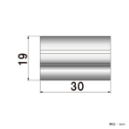 �|�s�b�N No.19-WN-30 ���i�b�g�^�C�v ���σr�X��19�~30mm 