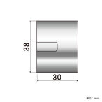 �|�s�b�N No.38-N-30 �i�b�g�^�C�v ���σr�X��38�~30mm 