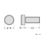 �p�l���t�B�N�X �o�[ ��8-3 �{���g �X�ܗp�i �X�J���v�X