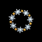 LED�N���X�^���O���[ �X�m�[�t���[�N�����O �z���C�g��