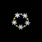 LED�N���X�^���O���[ �X�m�[�t���[�N�����O �z���C�g��