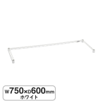 B2430TWW �x�[�V�b�N�V���[�Y 3���N���X�o�[ W750xD600mm �z���C�g