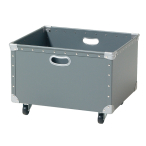 �L���X�^�[�t�t�@�C�o�[�{�b�N�X �t�`�����^�C�v�iW520�j���C�g�O���[ �L���X�^�[�{�b�N�X