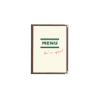 �N�C�b�N���j���[ 6P (A4-6P�ϑ��O��) �u���E��
