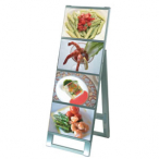 �E�C�[�N���[�X�^���h ���[�^�C�v �Ж� �A���~�A���}�C�g�d�グ W330�~H990mm A4�� 