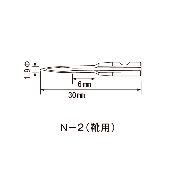 驚きの価格 バノック バノック交換針 薄物用 N-X