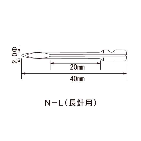 驚きの価格 バノック バノック交換針 薄物用 N-X