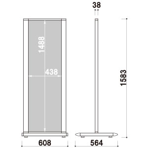 ^[TC ITS-45 A~^ޓhd W608~H1583mm 