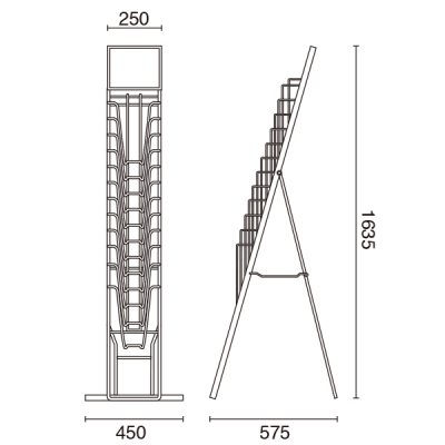 J^OX^hTCS-7 C[12i^Cv A4Ή W450~D575~H1635 mm 