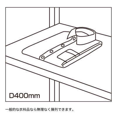 ガラス棚セット W900（5mm厚）インハングタイプ D400 店舗用品 販促用品 陳列什器