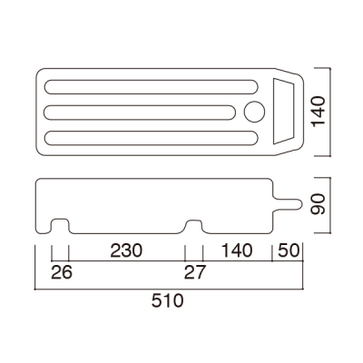 oEGCg  CG[ ^N5kg W510~D140~H90 