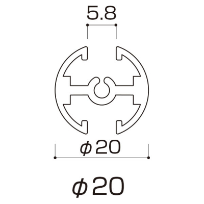 ^yXg[o[ 20 獷ݎ Lbv2t F20-A1 ubN 604mm