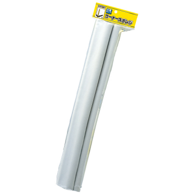 コーナースポンジ(粘着タイプ)450mm2本入 グレー