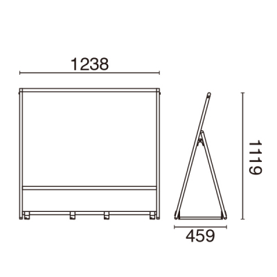 AEghAE|X^[X^h2378 Ж A~oޓdhd W1238~H1119mm A0 