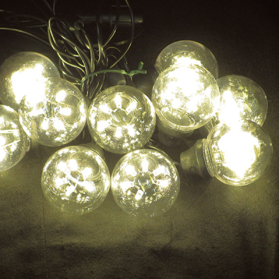 LED電球グローブ球 ゴールド