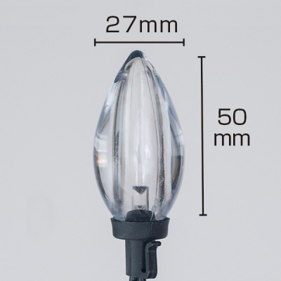 LED ロウソク型 C9球 ホワイト