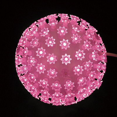 LED フラッシュボール ライトピンク