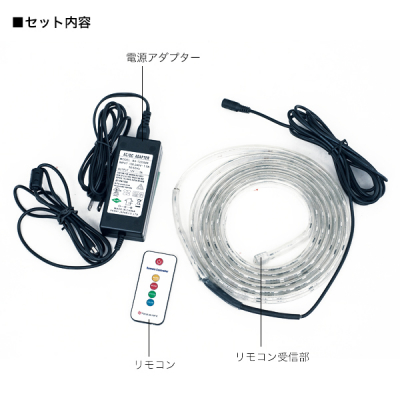 【完売】RGBシューティングテープライト 5M