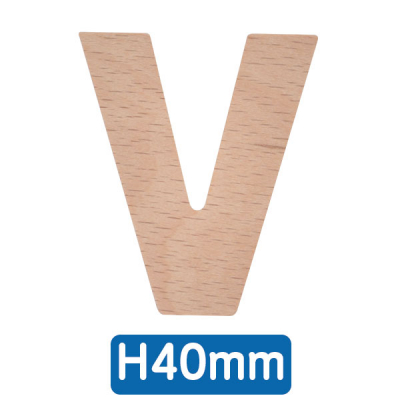 AtoZアルファベット 40mm 「V」