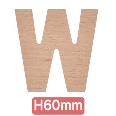 AtoZアルファベット 60mm 「W」