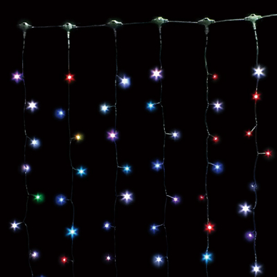 フルカラーフラッシュLEDカーテンライト
