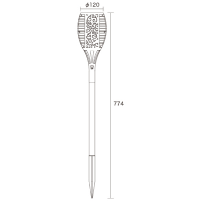 EN SOLAR GARDEN LIGHT LED