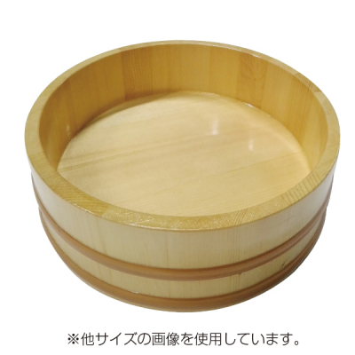 竹張丸桶クリア φ360×90