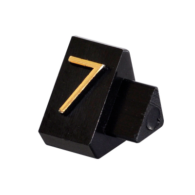 ニュープライスキューブ補充用単品M用 黒/金文字 7