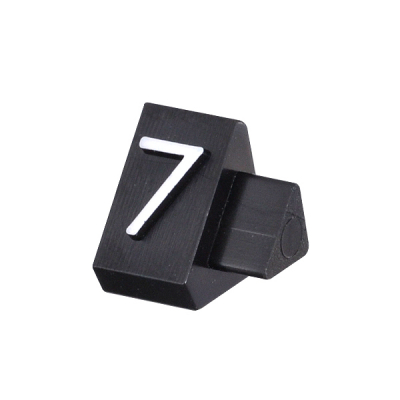 ニュープライスキューブ補充用単品M用 黒/白文字 7