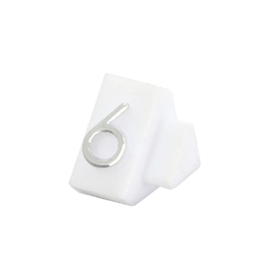 プライスキューブ補充用単品 S用 白/銀文字 6