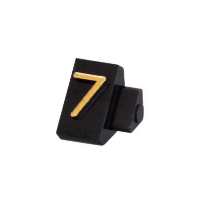 ニュープライスキューブ補充用単品S用 黒/金文字 7
