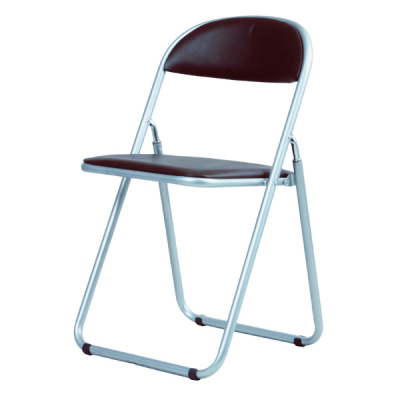 折りたたみイス 2T ブラウン 店舗用品 バックヤード備品 ミーティング