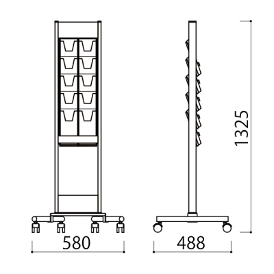 X^bLOJ^OX^hXV-252 bNNA A43b25i W580~D488~H1325mm 