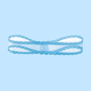 リボン ピコット アクア 9x20m