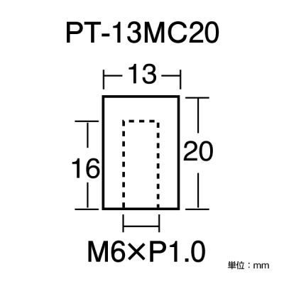 Pt.POP[s[eB[|bv] σLbv 13~20mm PT-13MC20