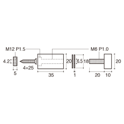 ǖʗpAZbg PT-A20F pCv35 N[bLM Pt.POP[s[eB[|bv]σrXZbg20mm 