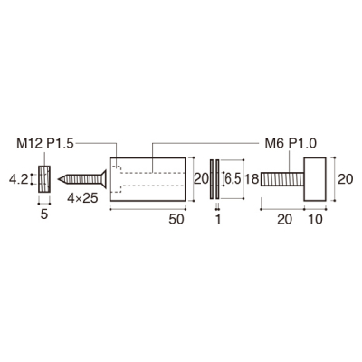 ǖʗpAZbg PT-A20F pCv50 N[bLL Pt.POP[s[eB[|bv]σrXZbg20mm 