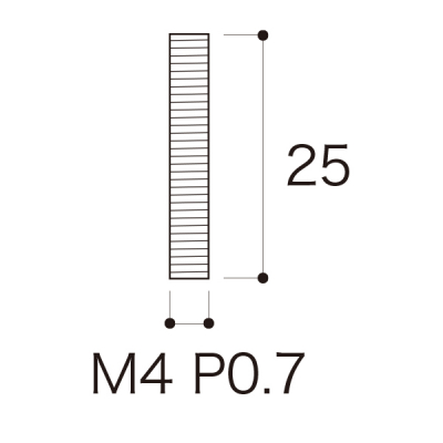 SlW M4~25mm Pt.POP[s[eB[|bv]7mm 