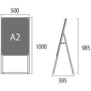 X^h BPSSK-A2KB Ж A~A}Cgdグ  W500~H985mm A2 