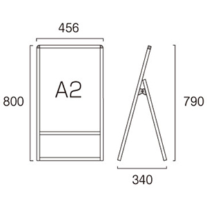 WBoEXX^h VASKWB-A2K Ж A~A}Cgdグ W456~H790mm A2 