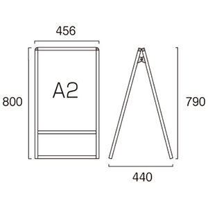 WBoEXX^h VASKWB-A2K Ж A~A}Cgdグ W456~H790mm A2 