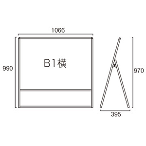 ACoEXX^h VASKAC-B1YLR  A~A}Cgdグ W1066~H970mm B1 