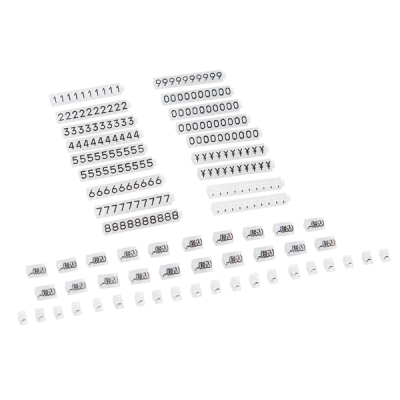 ニュープライスキューブセット S 透明/黒字 - 店舗用品のミセダス