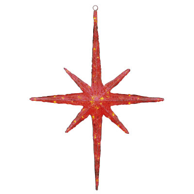 LEDクリスタルグロー スノーフレーク レッド - 店舗用品のミセダス