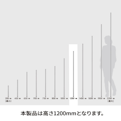 B48PB2 x[VbNV[Y |[ 1200mm ubN (2{)
