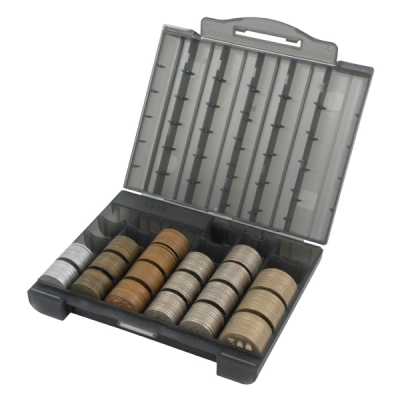 コインケース フタ付き CX-001-D グレー - 店舗用品のミセダス